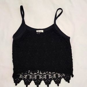 Lace crop top